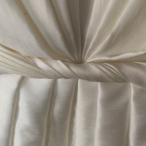 WTOO white silk/linen-like dress